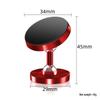Dual-Fold Rotating Magnetic Car Dash Phone Holder