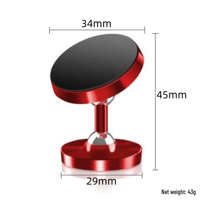Dual-Fold Rotating Magnetic Car Dash Phone Holder