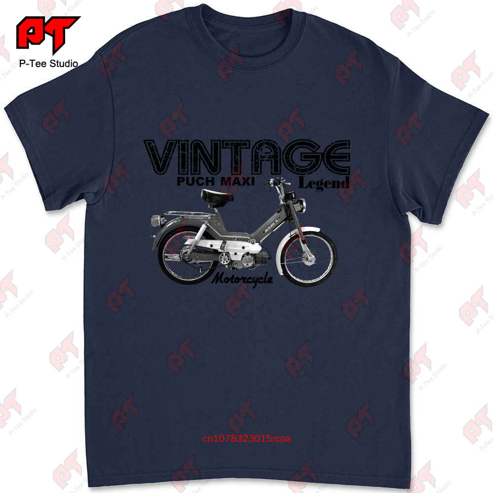 Puch Maxi Vintage Motorcycle Classic Bike Tshirt DC1Z
