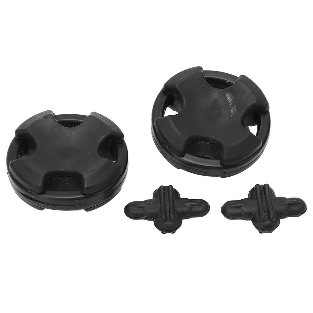 2 Stück Bogen Wurfarm Stabilisator Gummidämpfung Schwarz Recurve Dämpfer für Amerikanischen Jagdbogen Straight