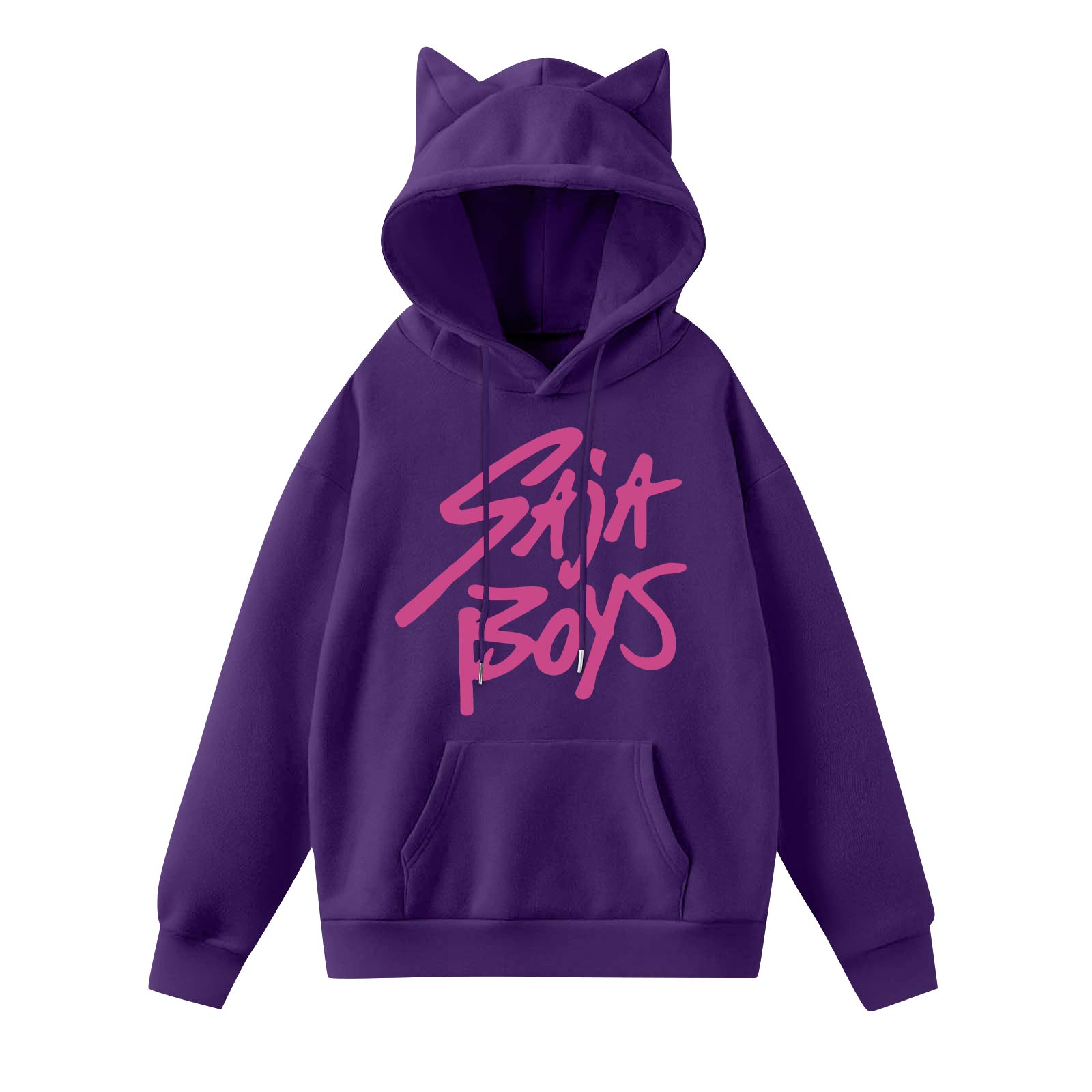 

Женская мода повседневная толстовка с капюшоном с длинным рукавом и круглым вырезом с карманами XL