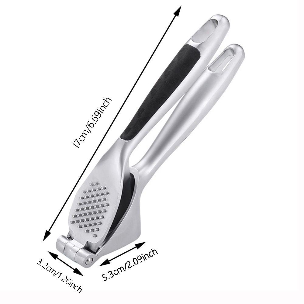 Zinc Zinc Zinc Alloy Garlic Presser Heavy Duty Garlic Mincer Handheld Device Ginger Crusher  Kitchen Tool