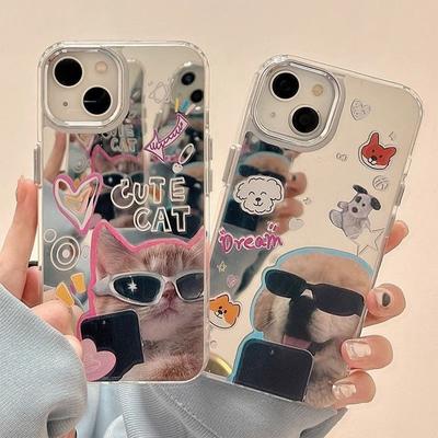 For Honor 90pro New Mirror Phone Case Borderless Niche High-end Cartoon Mirror Acrylic Imd