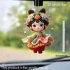 Cute Ancient Costume Girl Pattern Acrylic Pendant For Creative Auto Accessories
