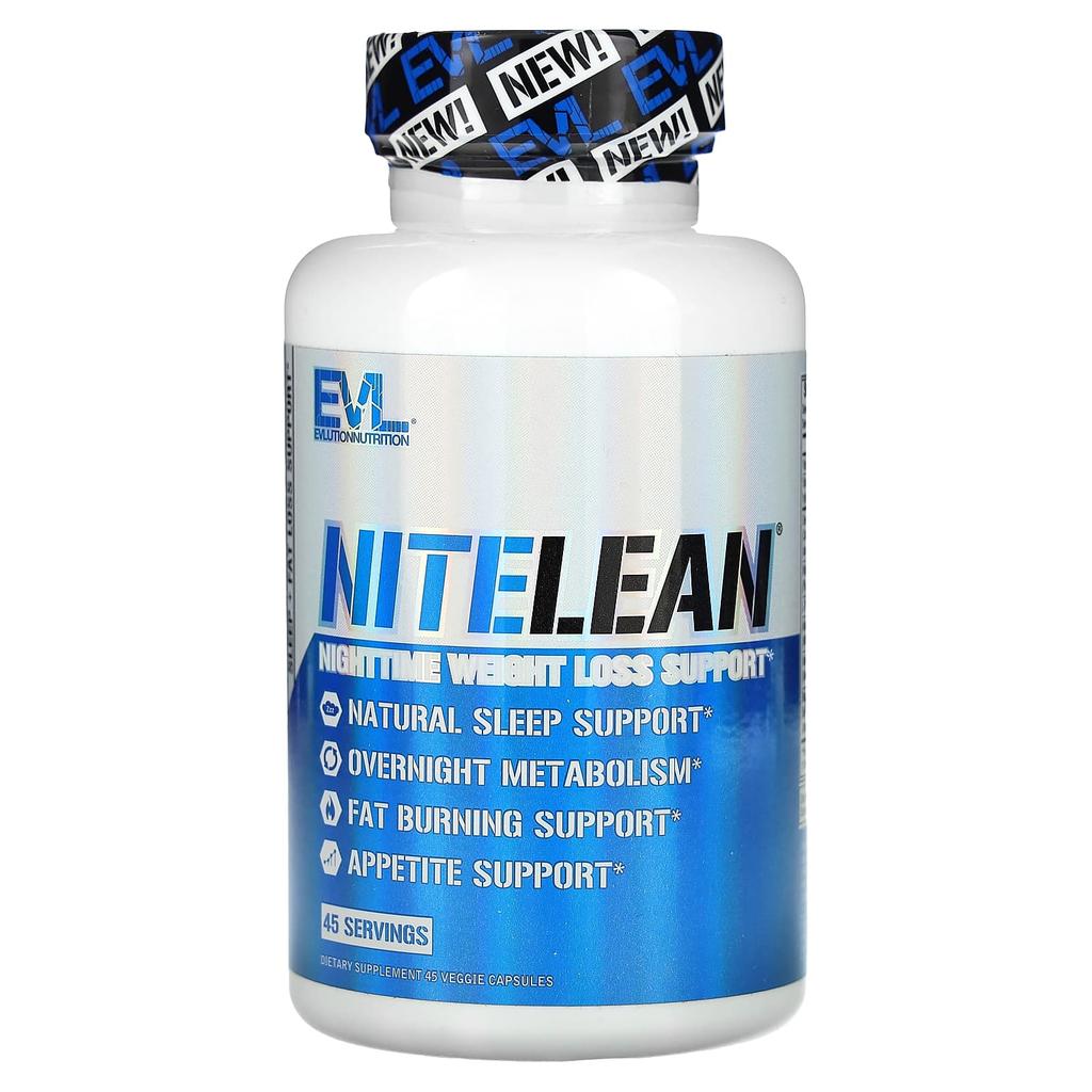 Nitelean, Night Weight Loss Support, 45 Veggie Capsules