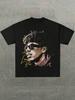 Ball Tribute Grafik Schwarzes T-Shirt Lässiger Print Bequem Und Vielseitig Reine Baumwolle Bedrucktes T-Shirt Unisex Stil