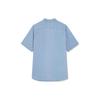 Levis Solid Color Comfortable Casual Denim Short Sleeve Shirt Men Shirts Denim-Blue 86627-0128