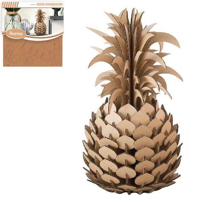 [Q3143] - 3D Cardboard Figurine 'Pineapple' - 30x30 Boards. 5cm