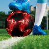 1PC Haaland Athlète Intrépide taille 5 ballon de football PrahaBallon de Football en Salle Coloré Tous Âges Cousu à la Machine PVC Prêt pour la Compétition Durable Haut Rebond