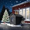 High-capacity Stray Cat House Outdoor Feral Cat Houses Foldable Bracket Pet Tent Cold Resistant Pet House Winter Warm for Outsid