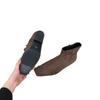 French Suede Square Ankle Boots Women's 2025 Autumn and Winter New Fashionable Thin Boots, Temperament Commuter Boots