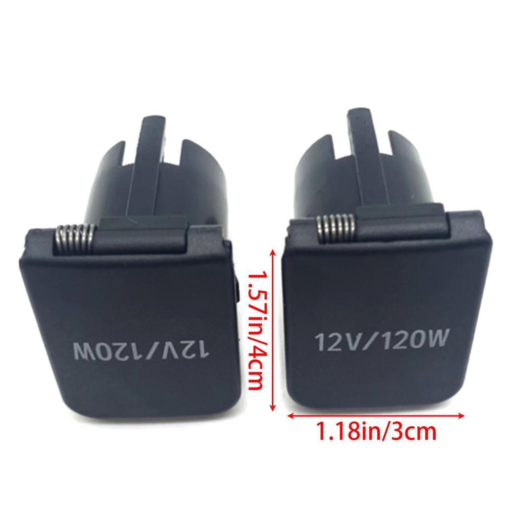 Tampa de soquete de energia automática 85535-33060 85535-50020 para GX460 LX570 Isqueiro dianteiro/traseiro Tampas de soquete de tomada de energia CA