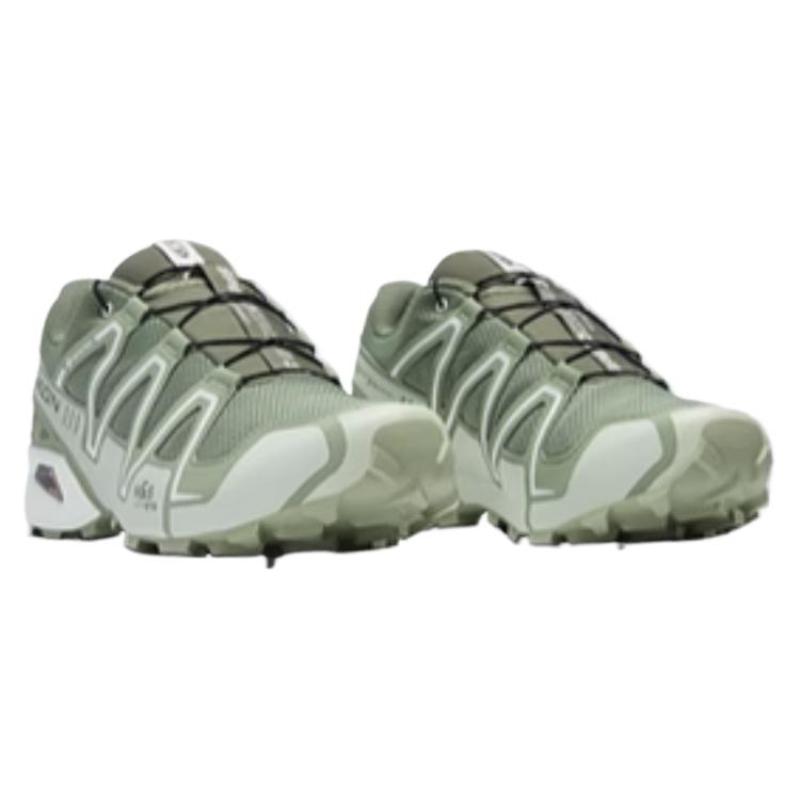SALOMON Speedcross 3 Cushioned Wear-Resistant Water-Resistant Slip-Resistant Low-Top Casual Shoes Unisex Green Sneakers 476846