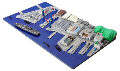 Modèle de port naval de collection Fujimi, base militaire de Yokosuka de l'armée américaine, modèle en plastique, port militaire 5 1/3000 n° 5