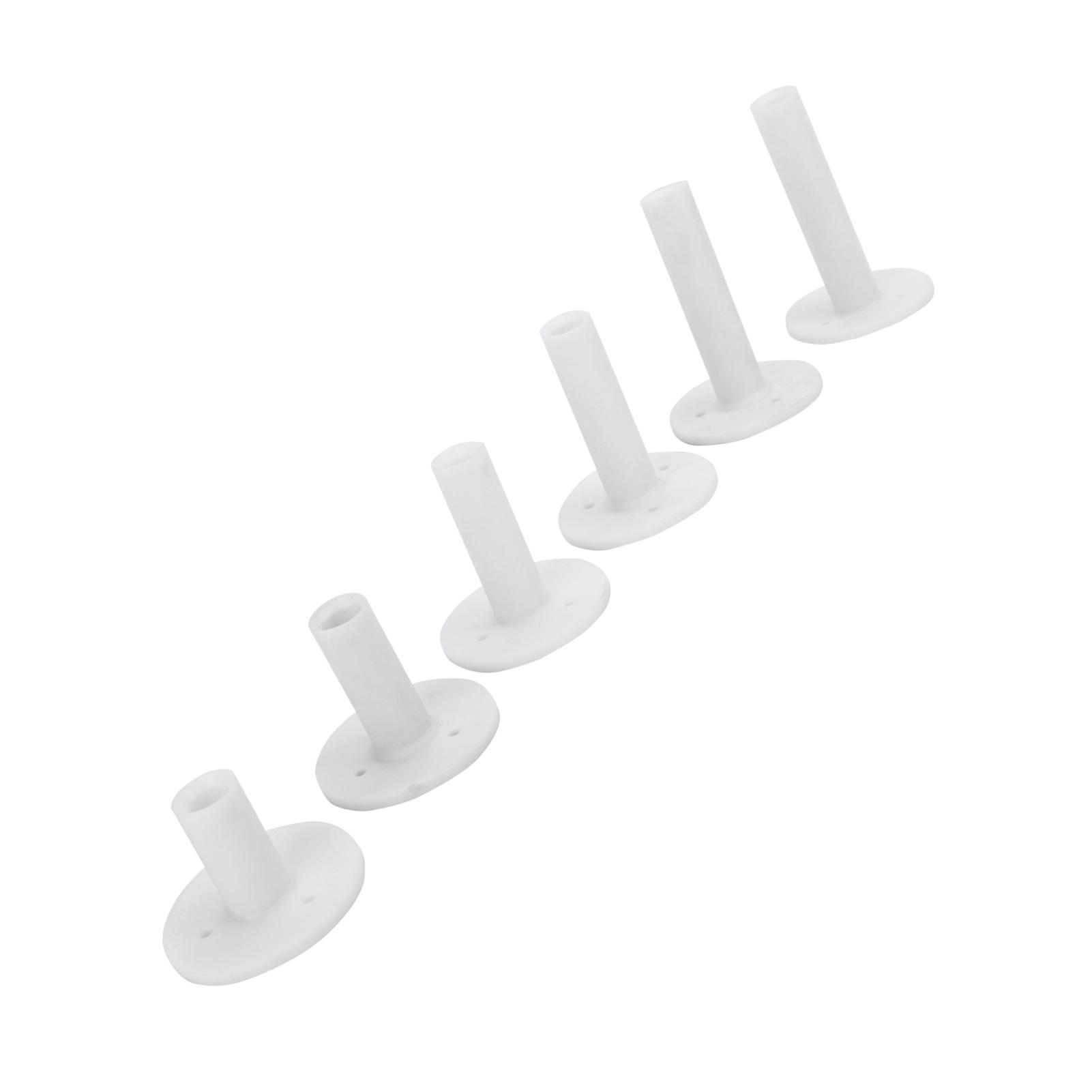 

6 шт. Резиновые подставки для гольфа, держатели для ти, вспомогательное средство для тренировок по гольфу для драйвинг-рейнджа и тренировочного мата