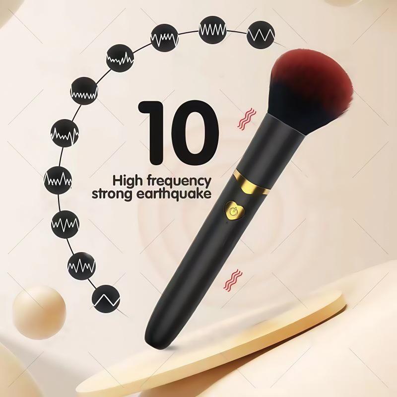 Elektrischer vibrierender Make-up-Pinsel & Massagegerät für Frauen