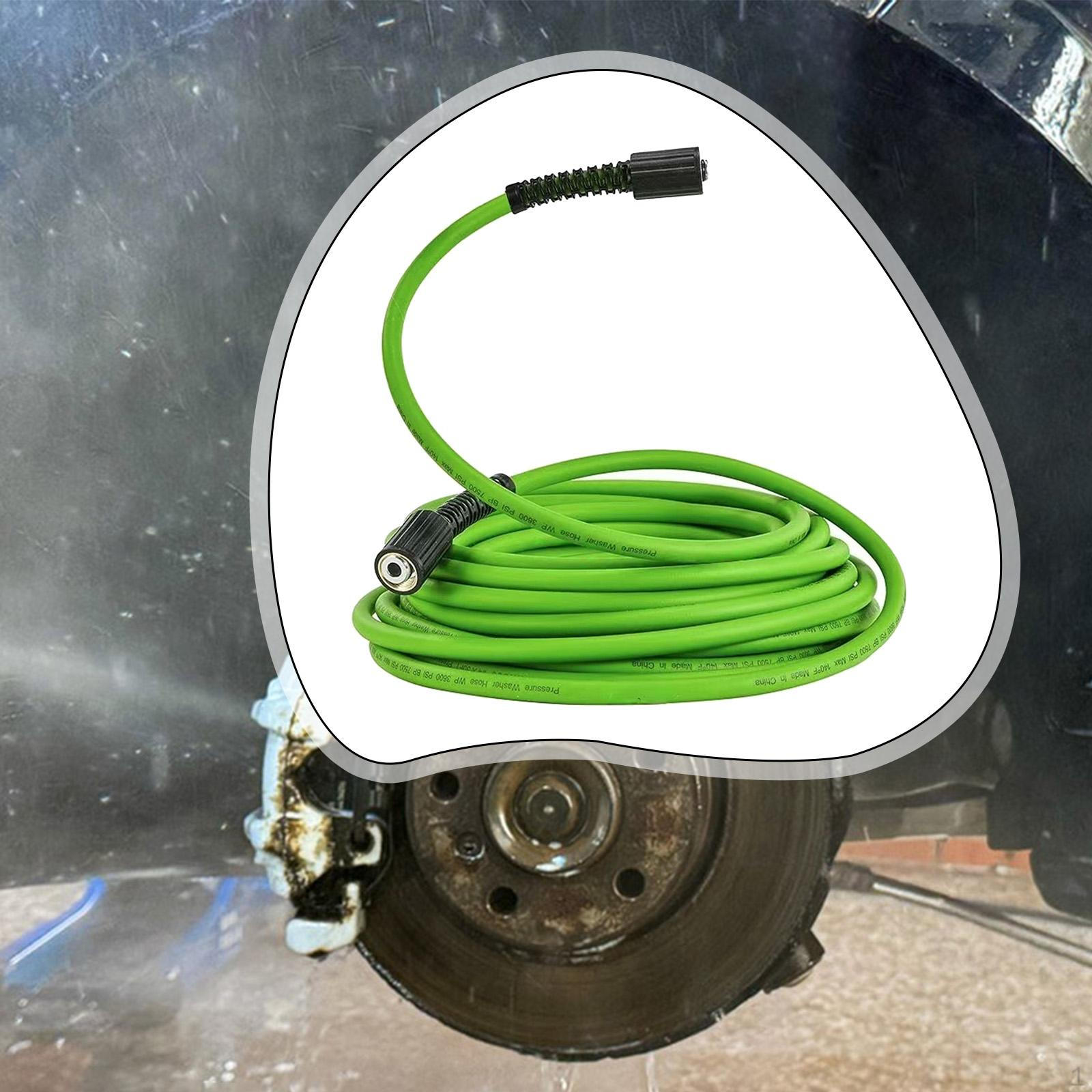 

, Flexible PVC Replacement Hose for Pressure Washers, Ideal Cleaning Driveways And Cars. 6m