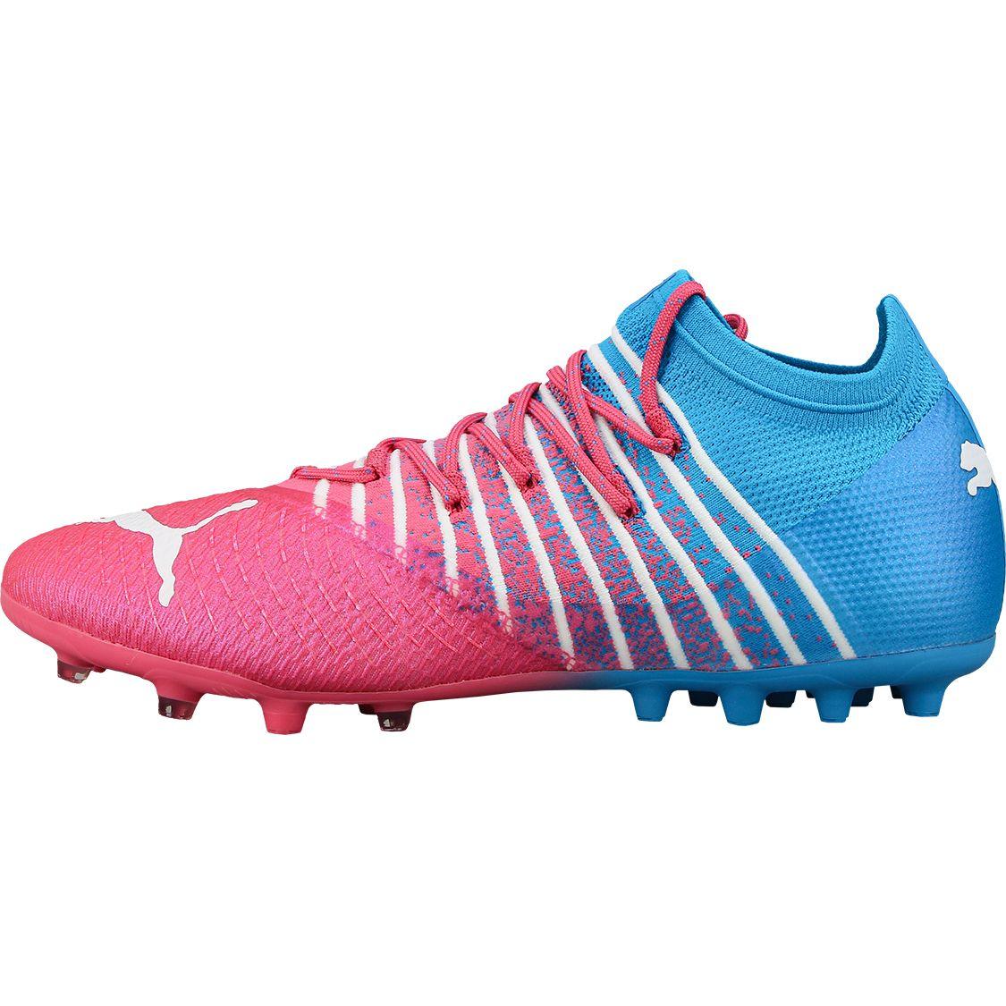 

Puma Future Z 1.4 Креативный круглый носок Удобные MG (Резиновые короткие шипы) Прочные Дышащие Футбольные Бутсы Мужские Футбольные Бутсы Розовые Синие 107159-01 42