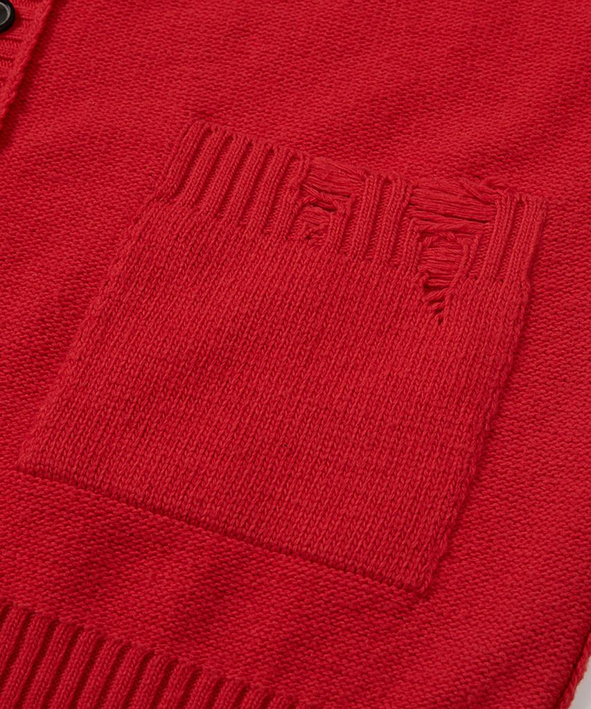 Mmic Flux Cardigan Red