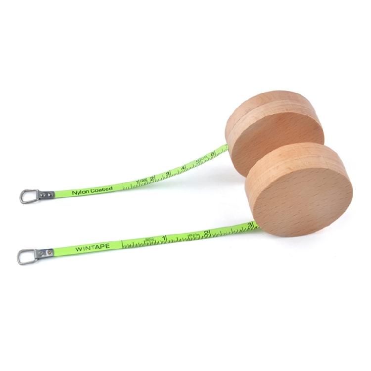 Wood Case Construction Tape Measure 2m Measuring Tape Ruler for Comfortable Grip In Any Setting