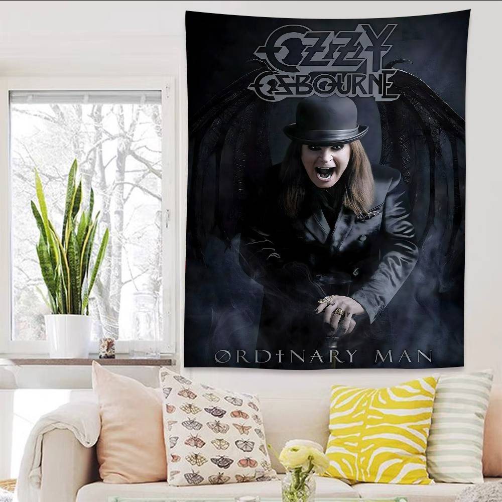 Rest Prince Of Darkness OOzzy OOsbourneS Colorful Tapestry Wall Hanging Hanging Tarot Hippie Wall Rugs Dorm Wall Art Decor