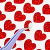 10 Sheets Laser Small Heart Stickers Glitter Shiny Red Gold Silver Valentine Stickers Diy Journal Diary Decoration Stickers