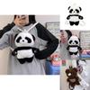 Cartoon Plush Bear Backpack With Soft Fabric For Casual Travel And Day Trips