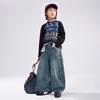 ASK JUNIOR 2026 Autumn Boys' Wide-Leg Straight Jeans