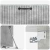 Wall Mounted TV Cabinet Concrete Grey 98 x 31 x 30 cm