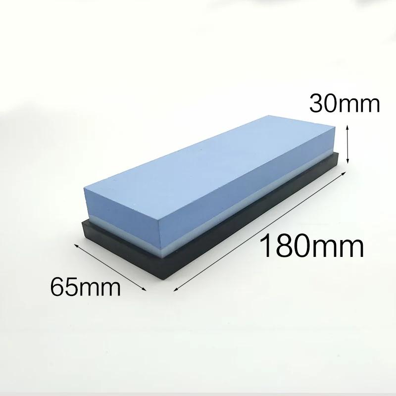 Double-sided Whetstone 600/1500 Grit With Bamboo Base and Angle Guide Set Knife Sharpener Sharpening Stone Blade Sharpener