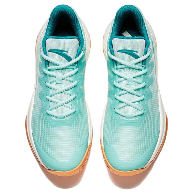 Anta Jianshan 2.5 Comfortable Trendy Shock Absorbing Wear Resistant Breathable Low Top Basketball Shoes Men Sneaker Ice-Blue 112521604-2