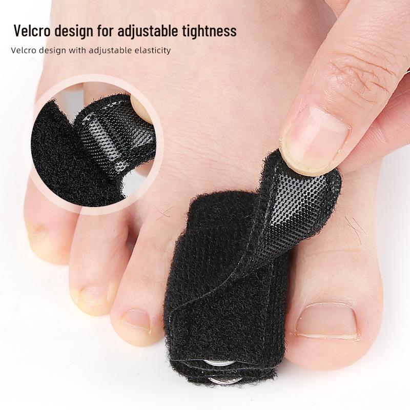 Adjustable Hammer Toe Straightener with Double Aluminum Splint - Wearable with Shoes
