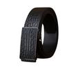 Toothless Automatic Buckle Crocodile Embossed Belt Men'S Leather Belt Men'S Versatile Light Luxury Business Dress Pants Belt