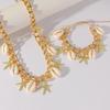 Summer Vacation Ocean Style Starfish Shell Necklace Bracelet Set