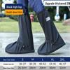 Men's & Women's Waterproof Non-Slip Thick Rain Boots with High-Top Shoe Covers