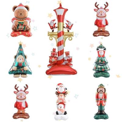 Aluminum Film Christmas Foil Balloon Party Props DIY Large Inflatable Balloon Kids Toy Large Size Christmas Tree Balloon