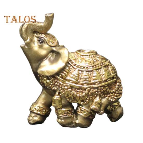 Figurka słonia Żywica Ogród Miniaturowe Rzemiosło Prezent Dekoracja na Pulpit Domu Żywe Miasto Mody Wystrój Domu