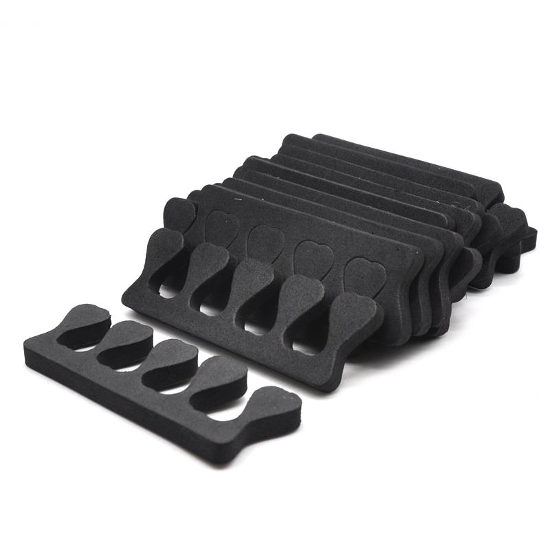 100 PCS/LOT Professional Nail Art Toes Separators Fingers Foots Divider Sponge Soft Gel UV Beauty Tools Polish Manicure Pedicure
