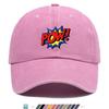 Pc American Retro Comic Book Style POW Print Baseball Cap Trucker Hat Comfortable Breathable Fashionable Beautiful Cartoon Ga