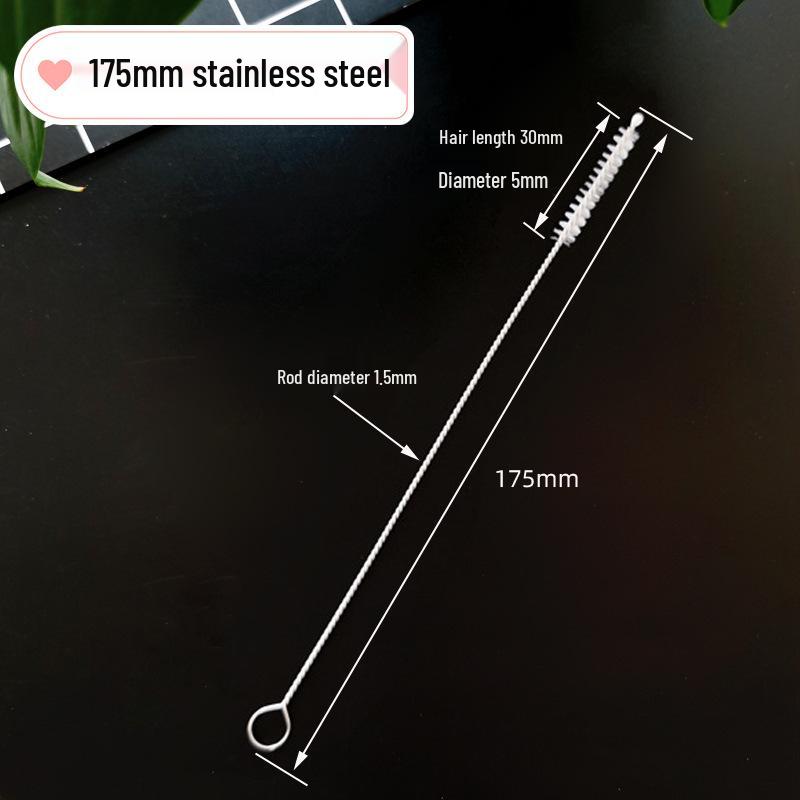 304 Stainless Steel Baby Bottle  Straw Cleaning Brush Kit Bulk Pack