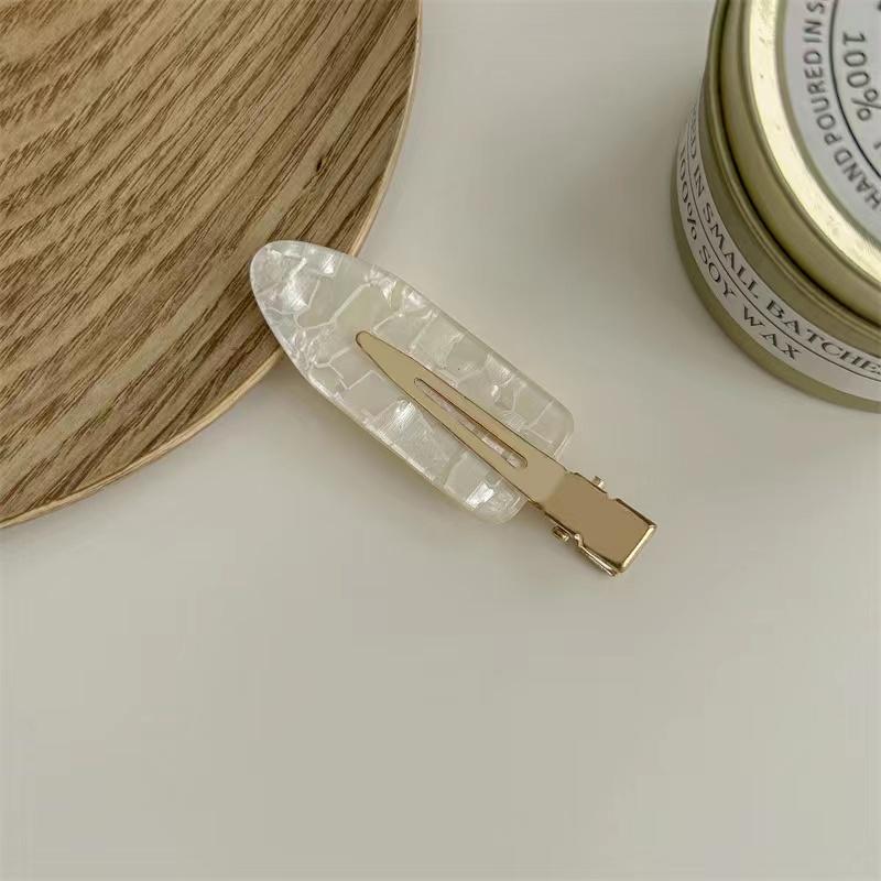 Acetate Hairpin Men's And Women's Makeup Bangs Broken Hair Clip French Style Hair Clamp Fashion Hair Accessories