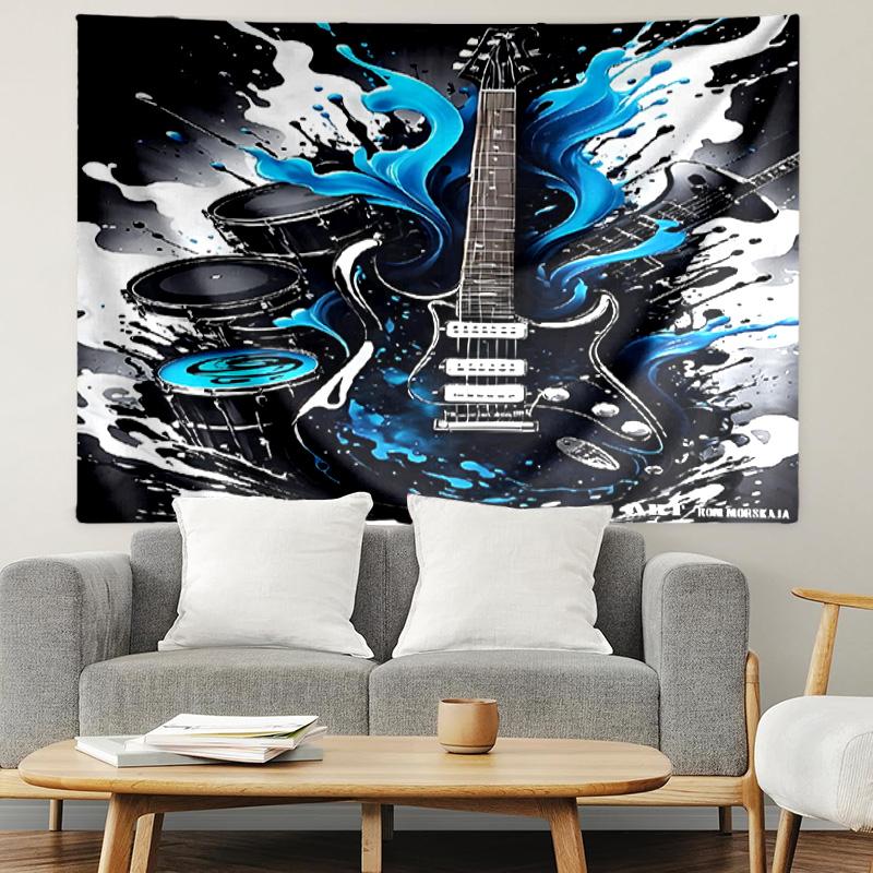 Fender Print Tapestry, Lightweight Wall Hanging, for Bedroom, Dorm, Living Room, Home Art Decor, Birthday Christmas Gift for Friends