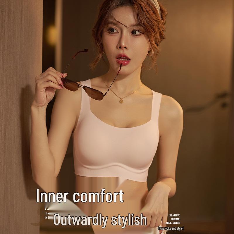 European & American Seamless Lift Wire-Free Bra - Anti-Sag & Supportive Design for Women