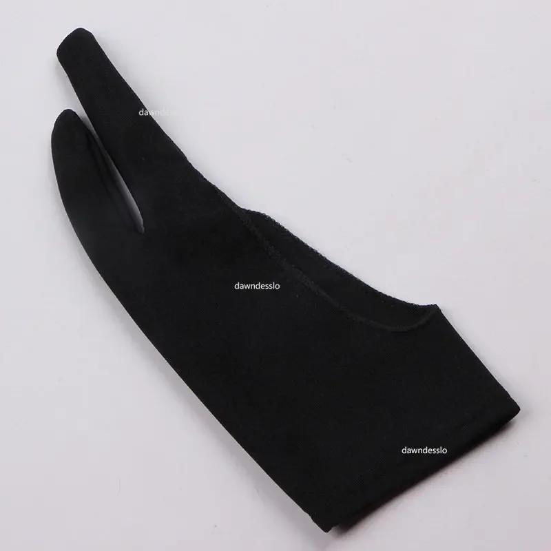 Anti-touch Two-Finger Hand Painting Gloves For Tablet Digital Board Screen Touch Drawing Anti-fouling Oil Painting Art Supplies