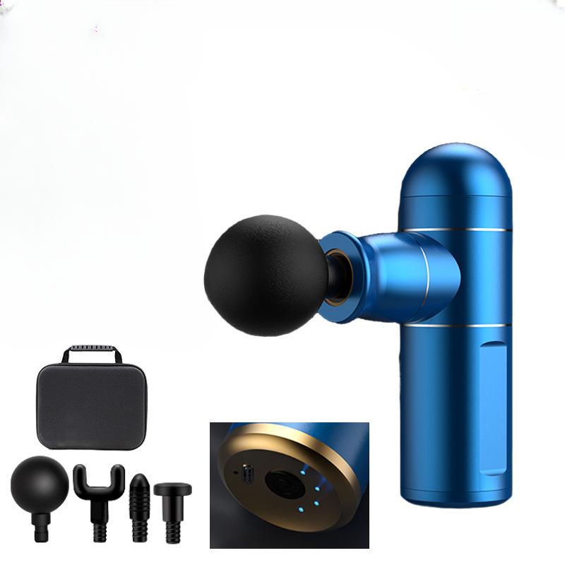 Mini Fascial Gun Damski inteligentny elektryczny cichy aluminiowy stop profesjonalny relaksujący masażer dolnej części pleców