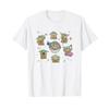 Star Wars The Mandalorian Cute Chibi Grogu Daily Activities Unisex T-Shirt Disney Baby Yoda Apparel