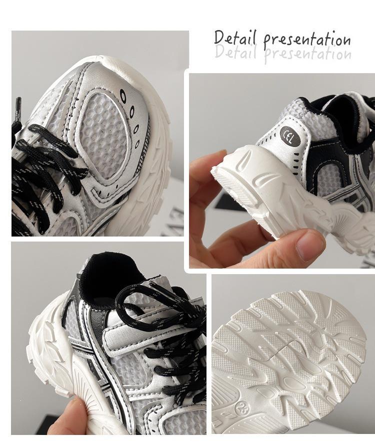 Spring 2026 Trendy Kids' Sports Shoes: Lightweight, Breathable Korean-Style Sneakers for Boys and Fashionable Girls