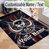 Custom Text Printed Rug Motorhead Non Slip Floor Carpet For Home Room Decor