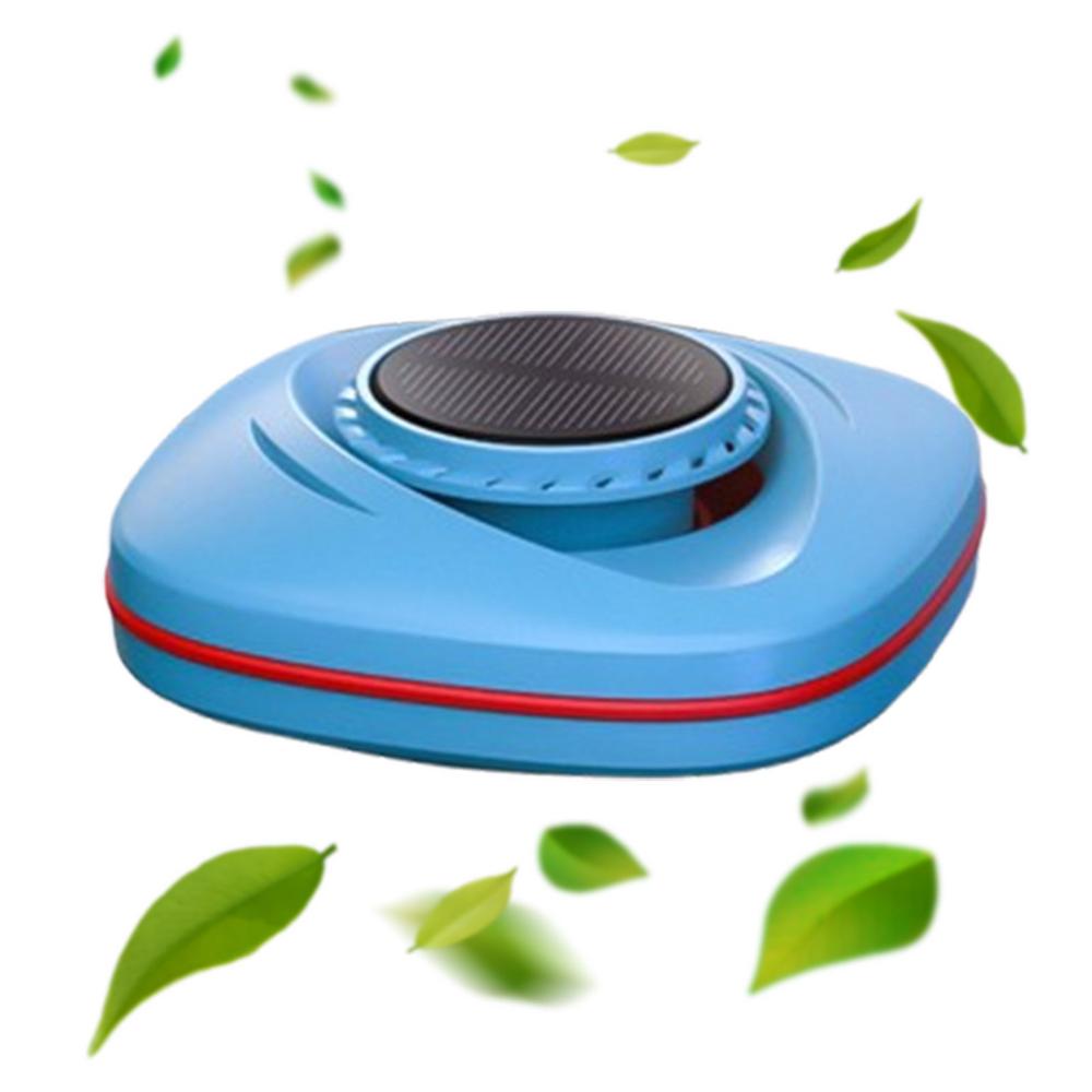 

Солнечный автомобильный освежитель воздуха Аромат для автомобиля Солнечный освежитель воздуха Вращающийся Веселье в дорожном путешествии Автомобильное украшение интерьера Бесшумный освежитель синий