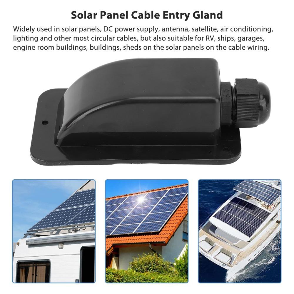 2PCS 6mm² To 11mm² Cable Solar Cable Entry Gland M20x1.5 Connector Cable Pass Through  Solar Panels
